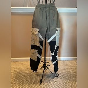 Colorblock Cargo Pants